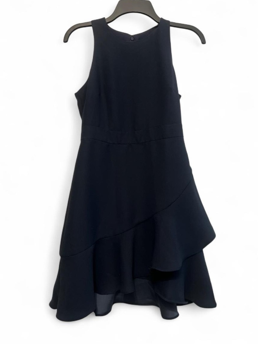 Banana Republic Navy Tiered Halter Dress